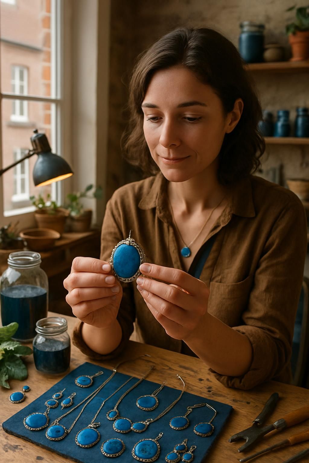 découvrez comment une créatrice d'amiens sublime ses bijoux avec la waide, l'or bleu précieux de picardie, pour des créations éclatantes et uniques.