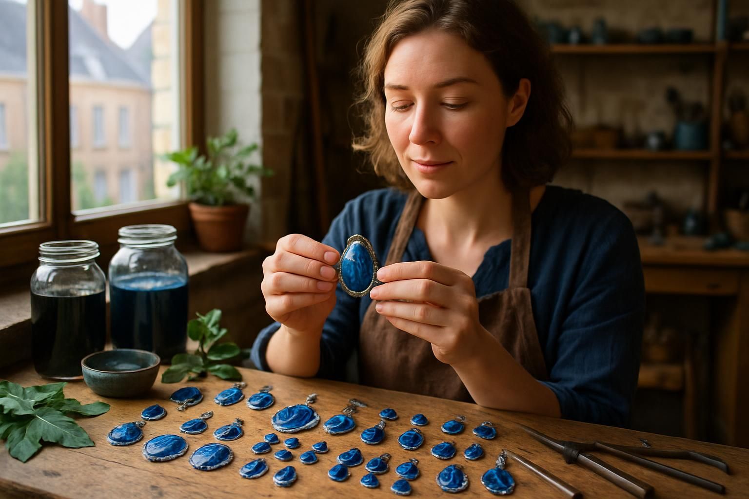 découvrez comment une créatrice d'amiens sublime la waide, l'or bleu précieux de picardie, pour créer des bijoux éclatants alliant tradition et élégance.