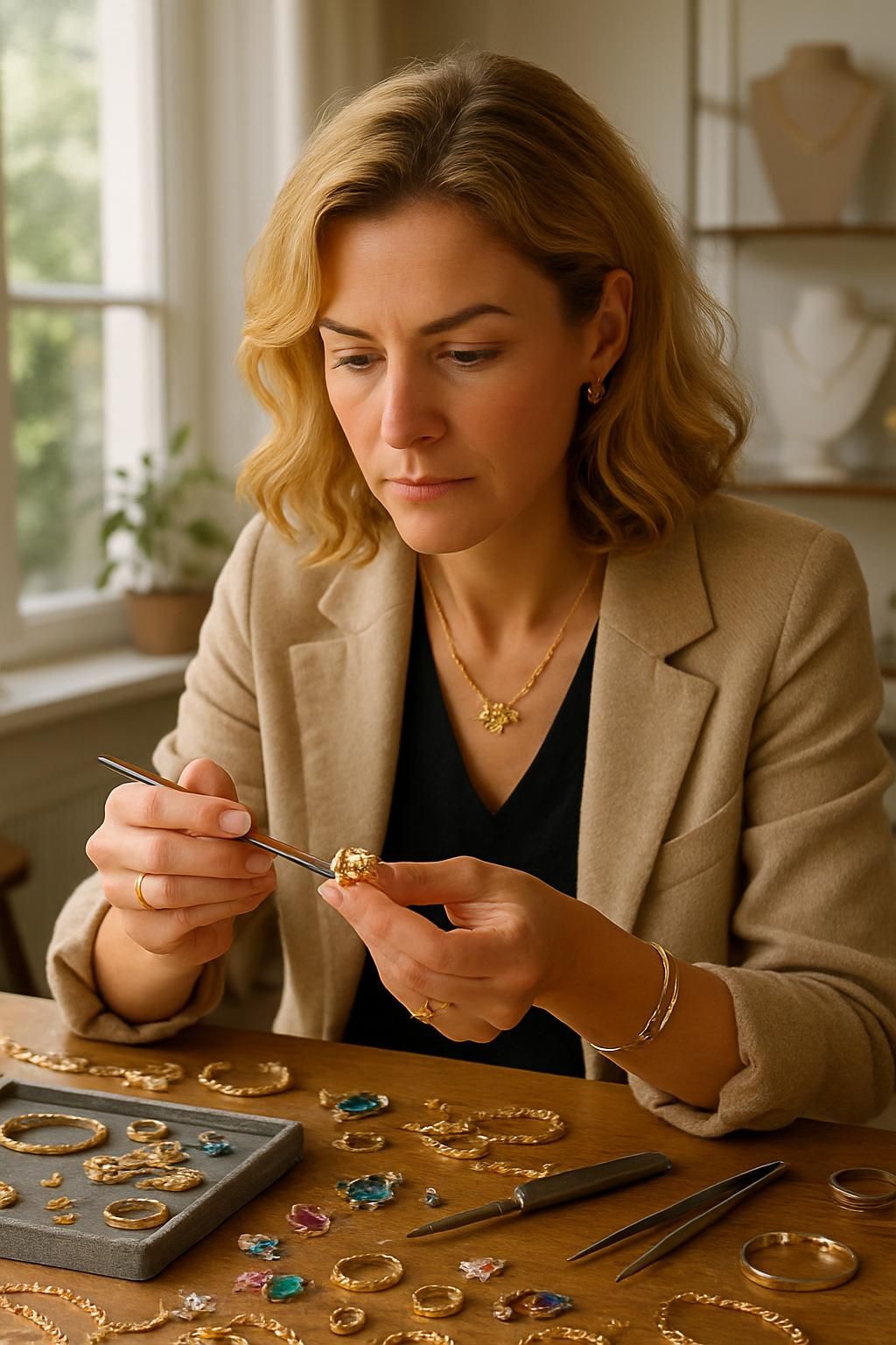 découvrez l'univers de caroline de benoist, une créatrice passionnée qui sublime les bijoux avec élégance et créativité, alliant art et finesse pour des pièces uniques.