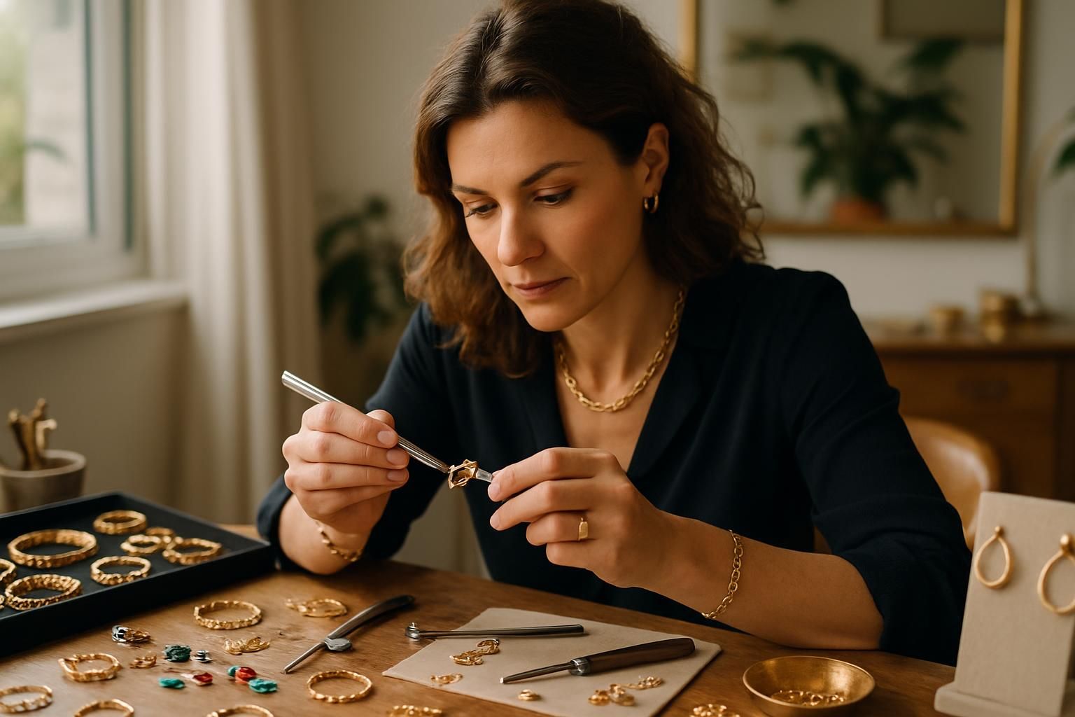 découvrez l'univers de caroline de benoist, une créatrice passionnée qui sublime les bijoux avec élégance et créativité, offrant des pièces uniques et raffinées.