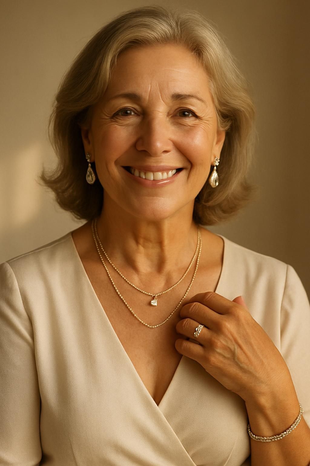 découvrez l'hommage émouvant de claudia squitieri à sa mère, une femme rayonnante passionnée par les bijoux qui illuminaient sa beauté et sa personnalité.