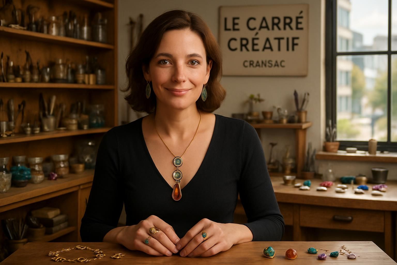 découvrez le retour d'aurélie rousval au carré créatif à cransac avec ses bijoux uniques "lady créatifs", alliant élégance et originalité.