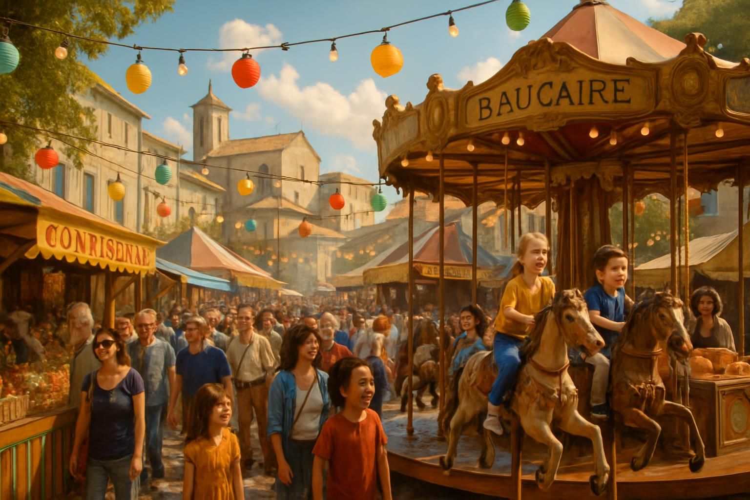 plongez dans l'ambiance festive de la foire de beaucaire, un événement incontournable alliant traditions, animations et découvertes pour toute la famille.