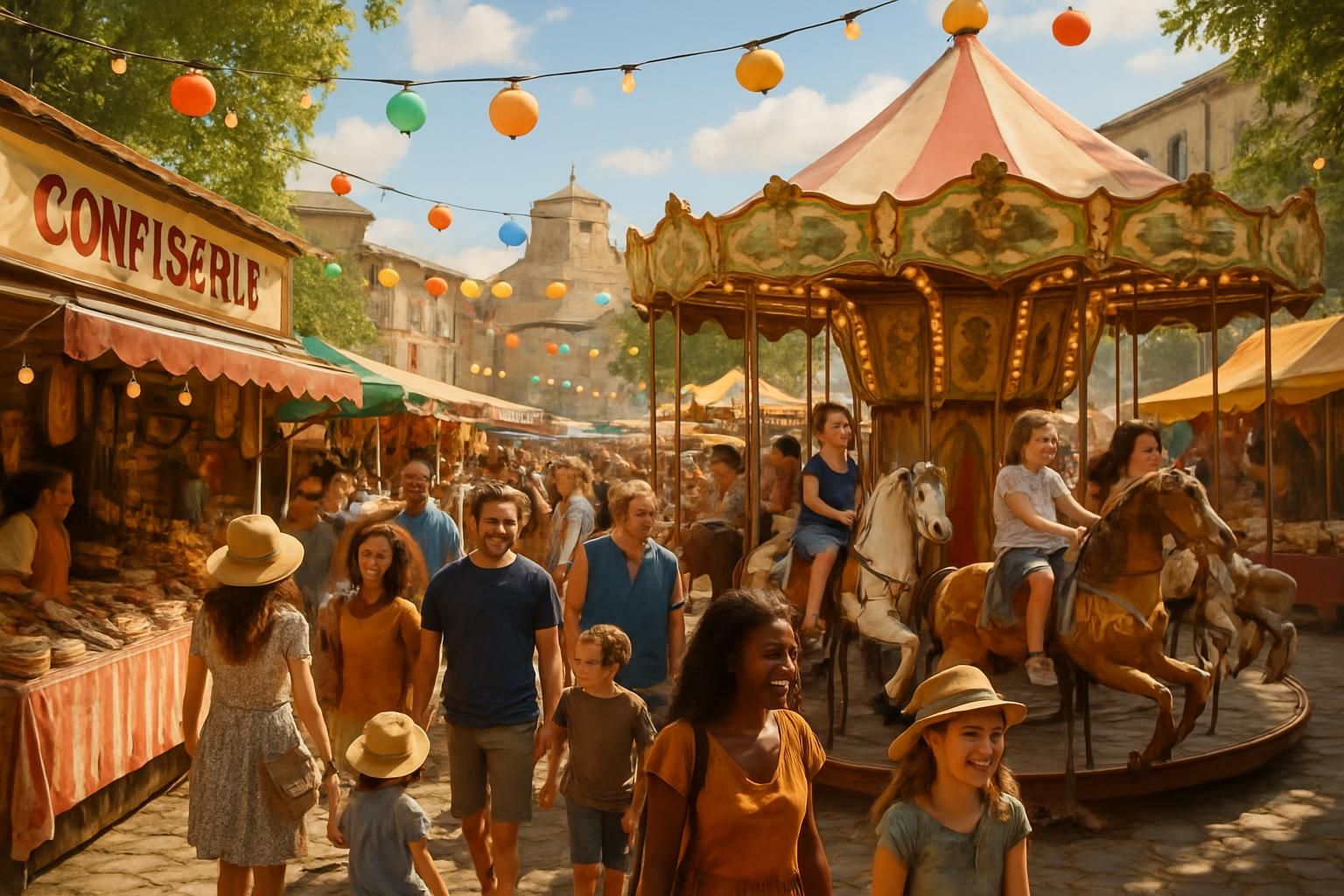 plongez dans l'univers enchanteur de la foire de beaucaire, un événement incontournable alliant traditions, animations et découvertes pour toute la famille.