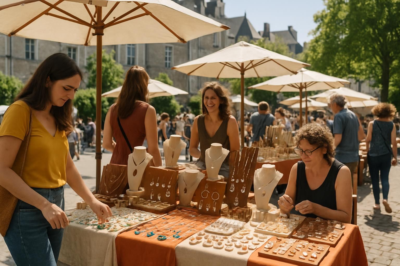 participez au marché du bijou à nantes ce samedi 20 juin, une occasion unique pour découvrir et acquérir des créations originales et artisanales. ne manquez pas ce rendez-vous incontournable des amateurs de bijoux.