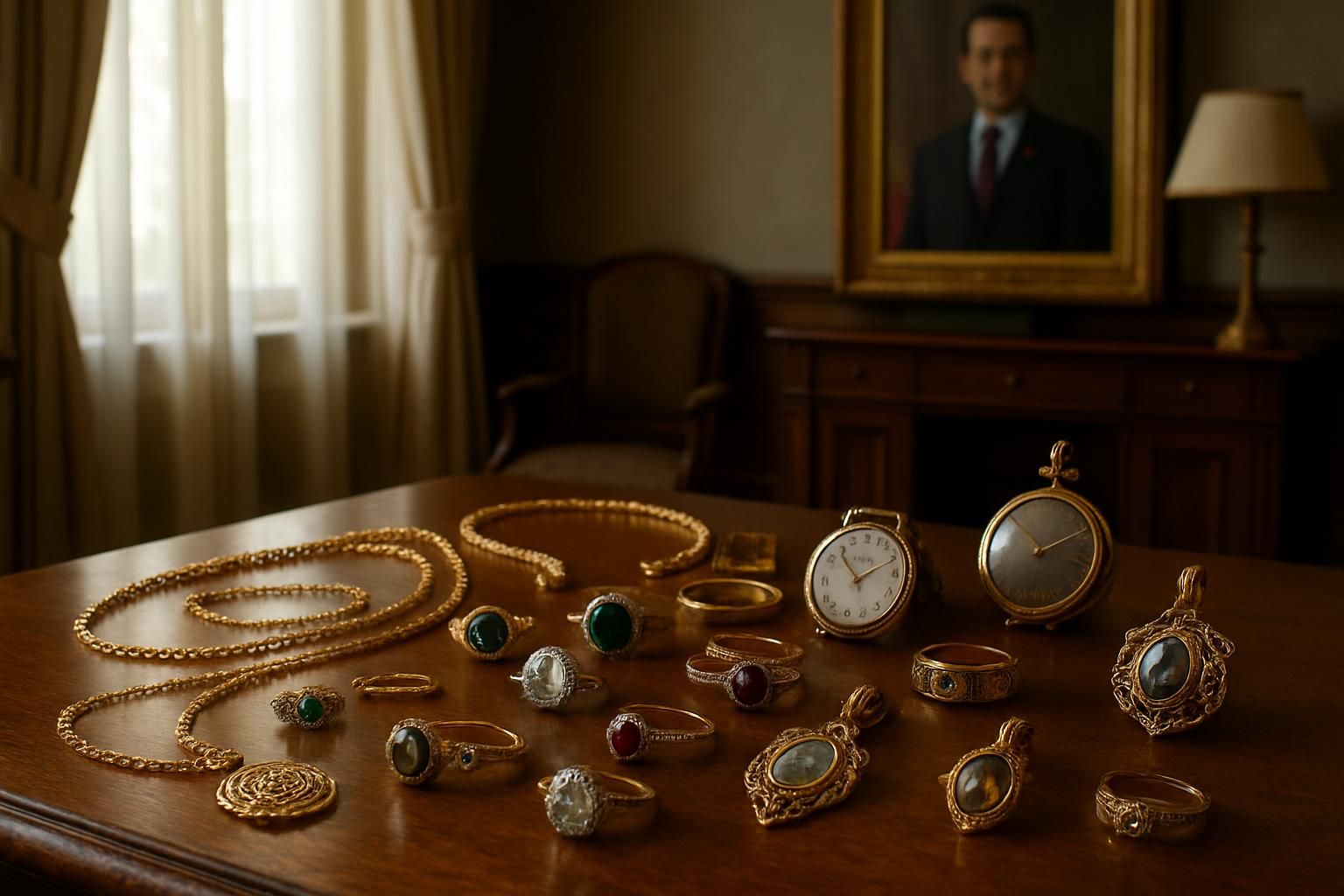 découvrez les trésors insoupçonnés : une collection unique de bijoux retrouvée chez l'ancien premier ministre espagnol josé luis zapatero.