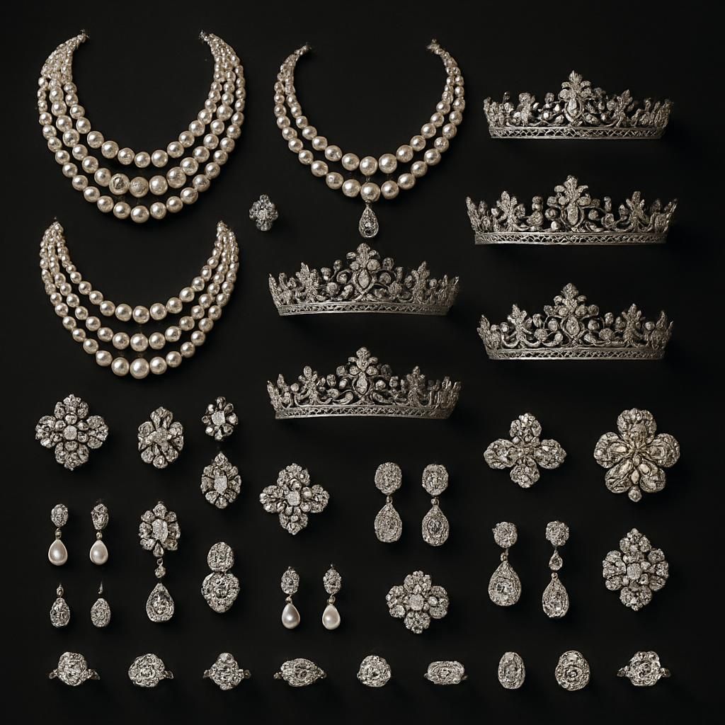 découvrez l'éclat royal à travers les 40 joyaux les plus somptueux portés par elizabeth ii, un trésor de perles et de diamants emblématiques de la royauté britannique.