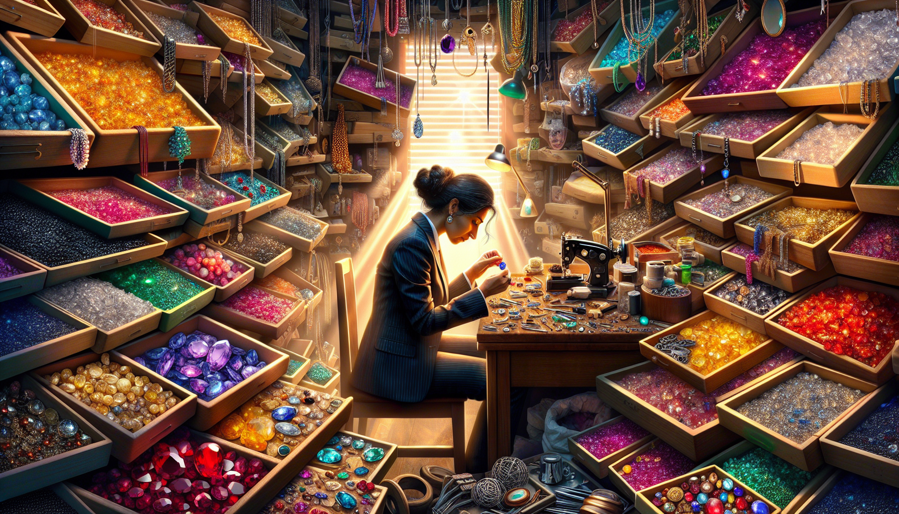 découvrez le parcours inspirant d'une fonctionnaire qui, entre l'austérité de la routine administrative et l'effervescence de la création, se transforme en créatrice de bijoux en pierres semi-précieuses. plongez dans son univers où l'artisanat rencontre la passion, et laissez-vous séduire par ses pièces uniques.