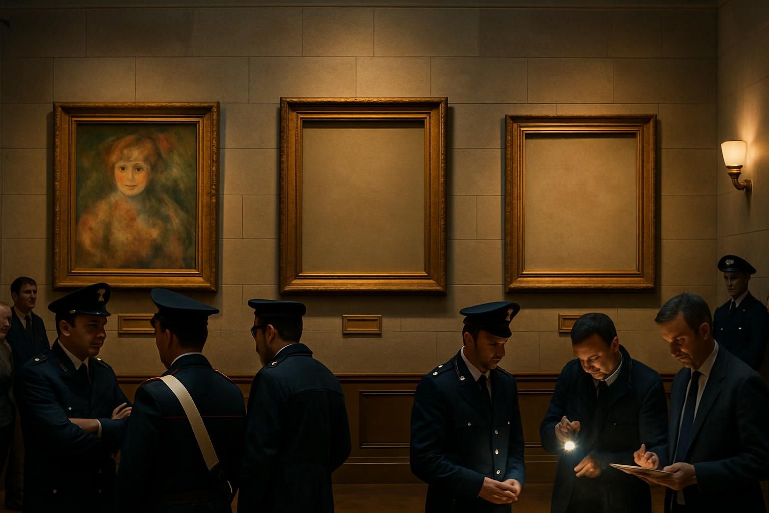 en italie, trois chefs-d'œuvre signés renoir, cézanne et matisse ont été dérobés en un éclair dans un musée, suscitant l'émoi dans le monde de l'art.