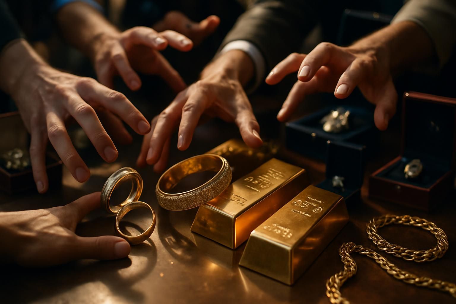 découvrez la course effrénée aux bijoux précieux, entre naissances, alliances, pièces rares, bracelets et lingots, où chaque élément joue un rôle clé dans cet univers fascinant.