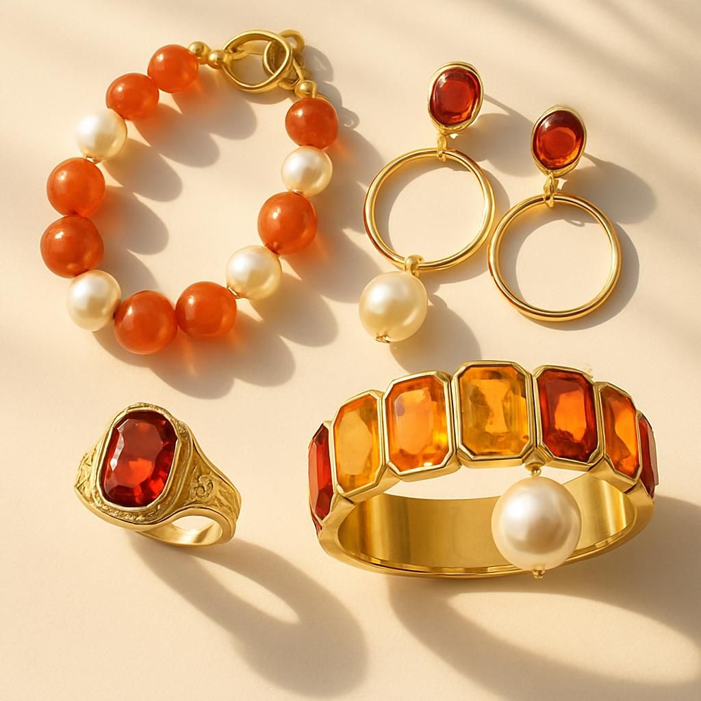 découvrez la tendance bijoux de l'été avec maxima : un mélange parfait de couleurs chaudes, perles élégantes et pierres précieuses pour un style unique et raffiné.