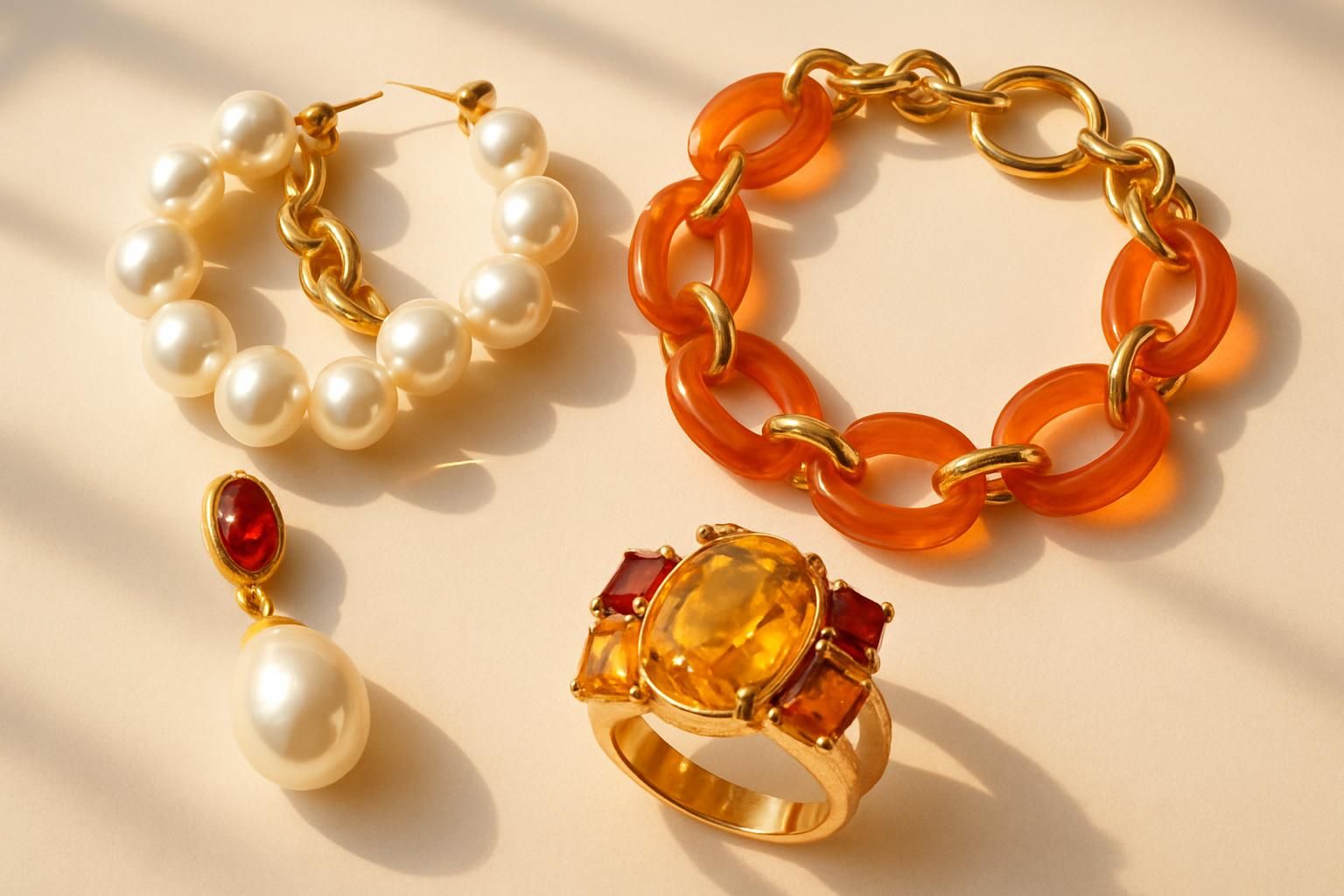 découvrez la tendance bijoux de l'été avec maxima : un mélange parfait de couleurs chaudes, de perles élégantes et de pierres précieuses pour sublimer votre style.