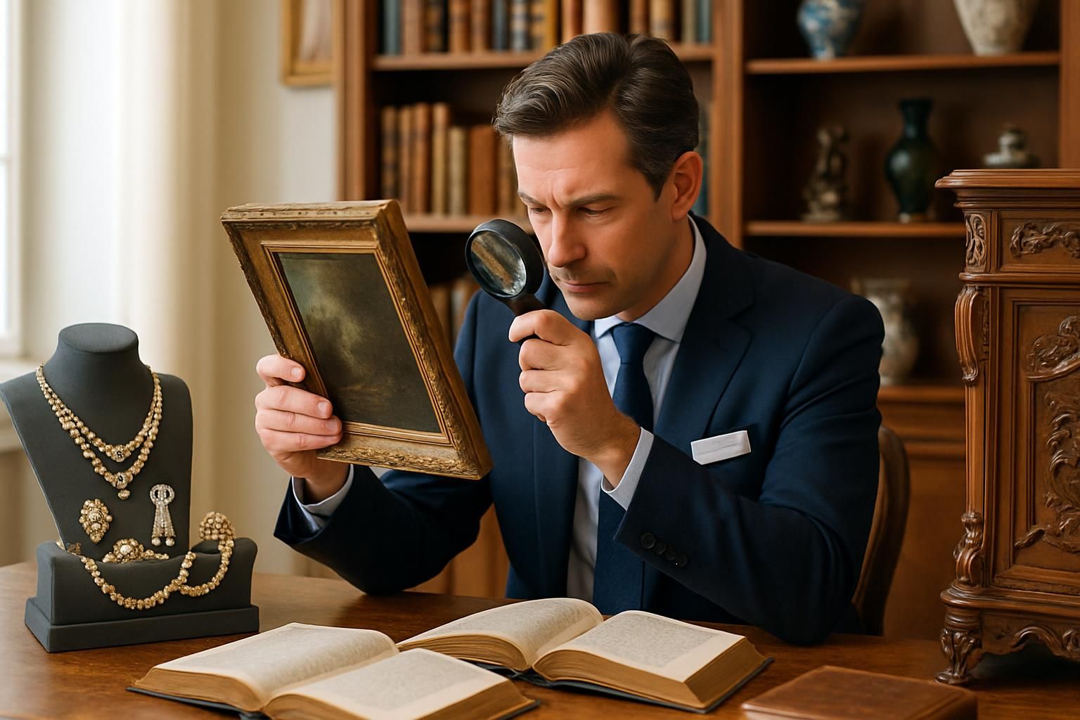 le 4 juin, un commissaire-priseur propose des expertises gratuites pour vos tableaux, bijoux, meubles et livres. profitez de cette occasion unique pour évaluer vos objets de valeur avec un expert.