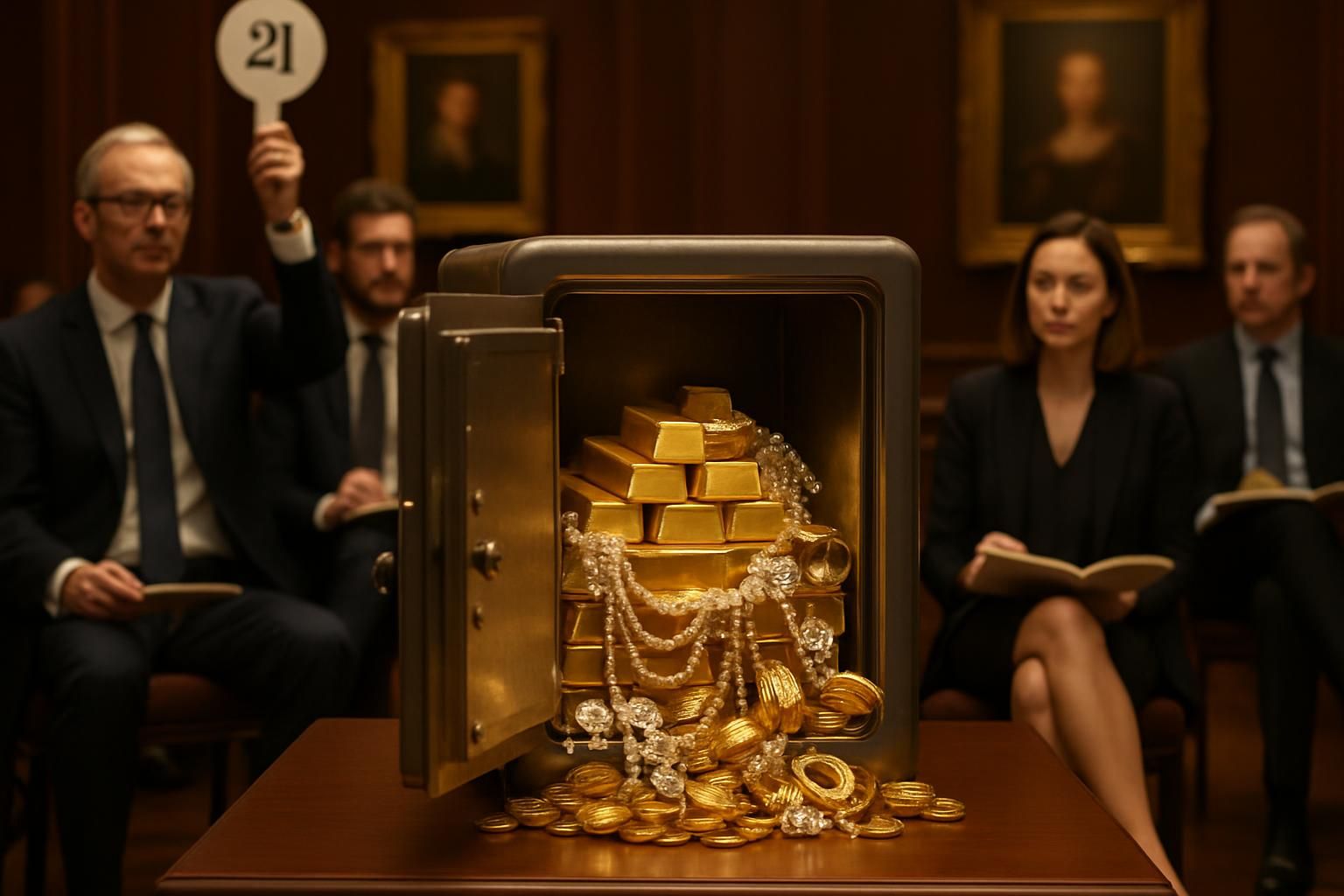 découvrez comment investir dans l'or et les bijoux lors de la vente aux enchères du coffre-fort le 12 février. une opportunité unique pour diversifier votre patrimoine.