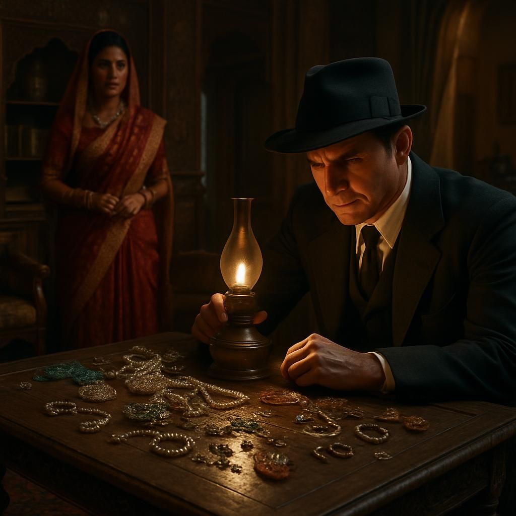 plongez dans le second volet captivant de l'enquête sur le mystère du vol des bijoux de la begum, entre suspense et révélations inattendues.