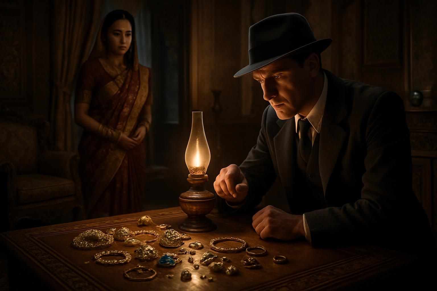 découvrez le second volet captivant de l'enquête sur le mystère du vol des bijoux de la begum, où chaque indice rapproche un peu plus de la vérité.