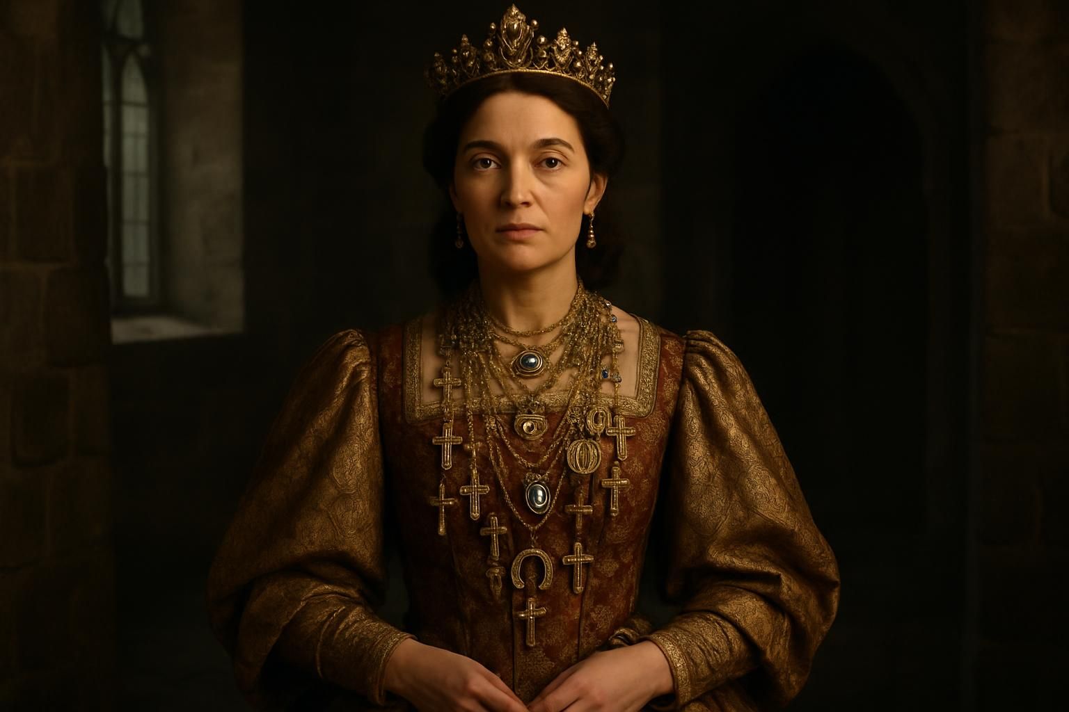 découvrez l'histoire captivante des colliers de la reine sophie, symbole d'un intrigant mélange entre foi profonde et superstition ancestrale.