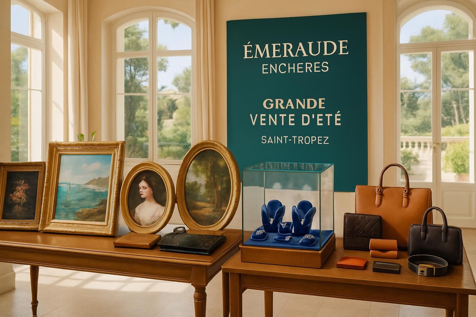 découvrez la grande vente d'été d'emeraude enchères ce week-end à saint-malo : peintures, bijoux et maroquinerie d'exception à ne pas manquer pour les passionnés et collectionneurs.