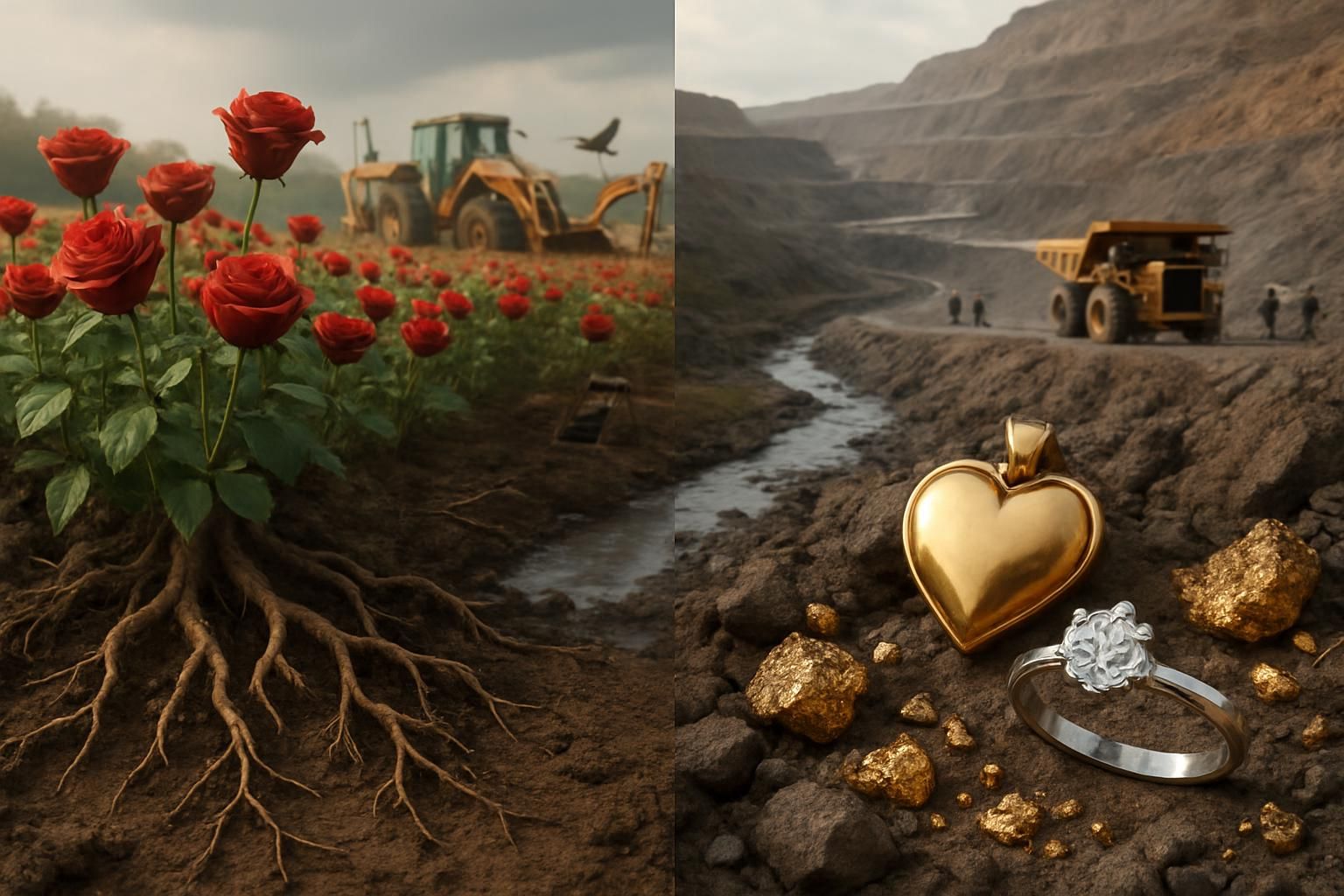 découvrez les effets souvent ignorés de l'industrie des fleurs et bijoux lors de la saint-valentin sur l'environnement et la planète.