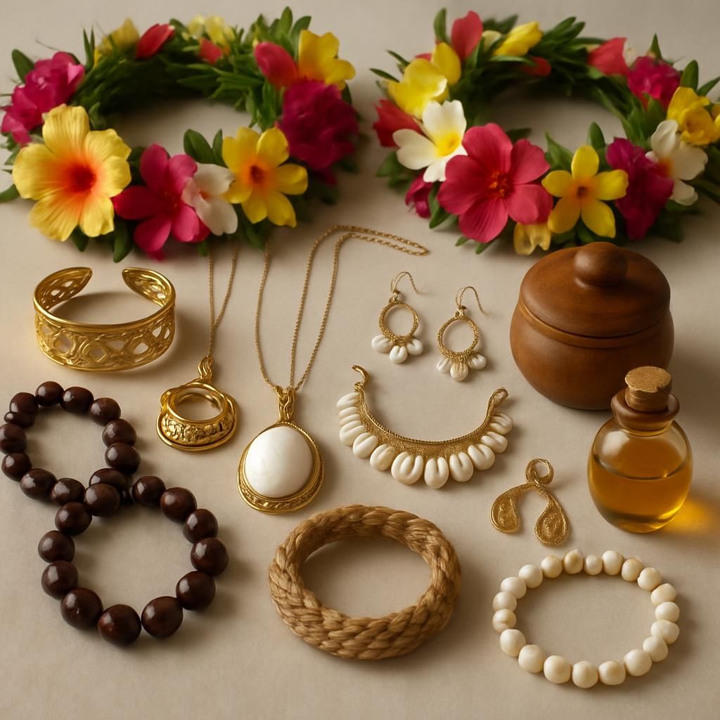 découvrez les trésors polynésiens avec notre collection unique de bijoux élégants, couronnes florales authentiques, accessoires artisanaux et soins naturels pour sublimer votre beauté au quotidien.