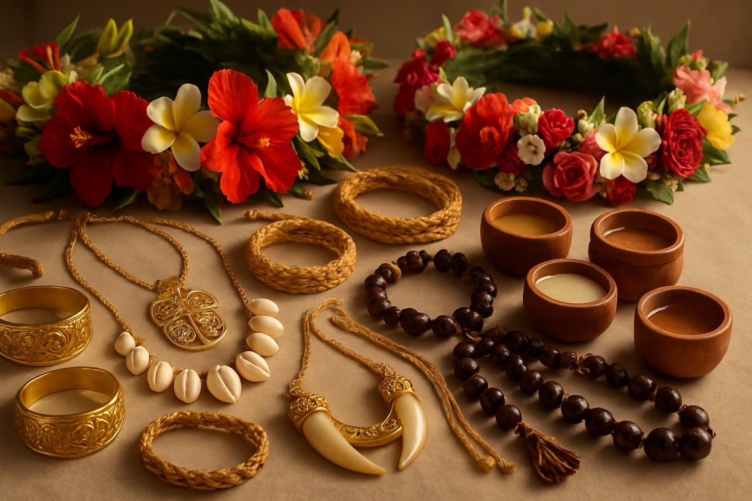 découvrez les trésors polynésiens : bijoux élégants, couronnes florales, accessoires uniques et soins naturels authentiques pour sublimer votre beauté avec élégance et tradition.