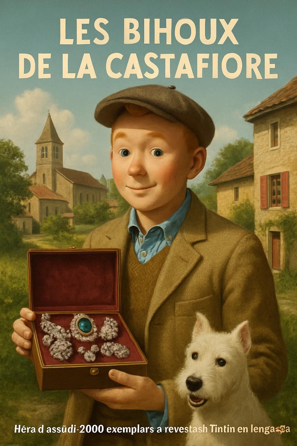 découvrez « les bijoux de la castafiore » revisités en gascon, avec 2000 exemplaires pour faire revivre tintin dans cette langue régionale unique.
