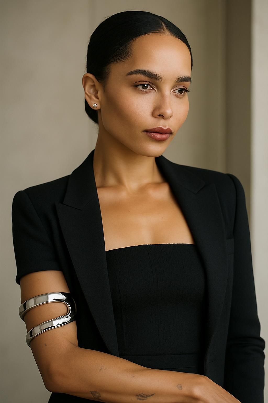 découvrez comment zoë kravitz lance la saison avec le bracelet de bras, la tendance bijou incontournable à adopter pour un style audacieux et moderne.