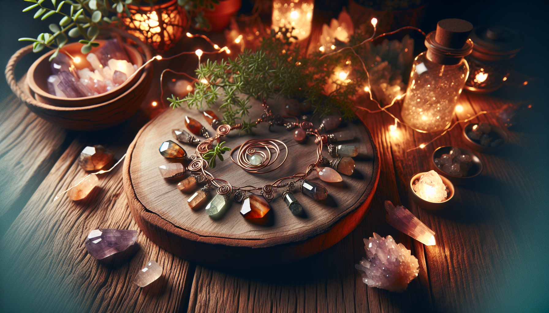 découvrez notre collection unique de bijoux en lithothérapie, alliant esthétique et bienfaits des pierres naturelles. chaque pièce est soigneusement conçue pour favoriser le bien-être et l'harmonie. trouvez le bijou qui vous correspond et laissez les énergies des cristaux vous envelopper.